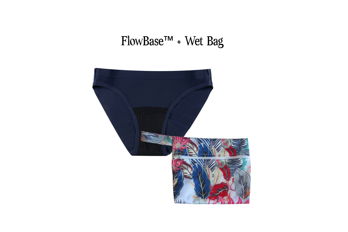 FlowBase™ Swim Undies + Wet Bag Bundle - Swimwear