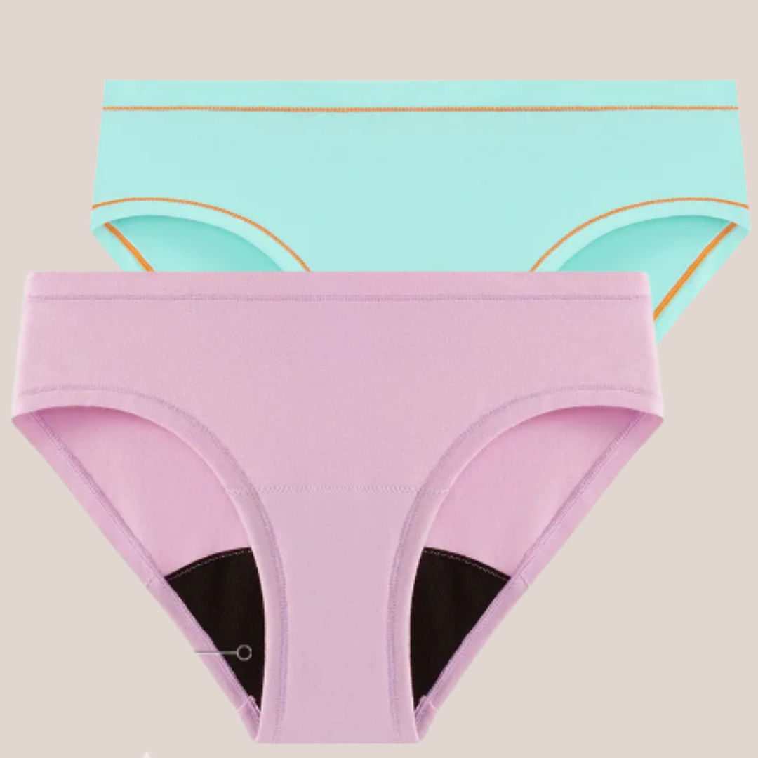 Teen Bikini Period Undies Organic Cotton Hi Cut Eco Period Australia