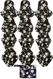 Eco Pad Cycle Starter Pack (9 Pads + Wet Bag) - Feminine Pads & Protectors