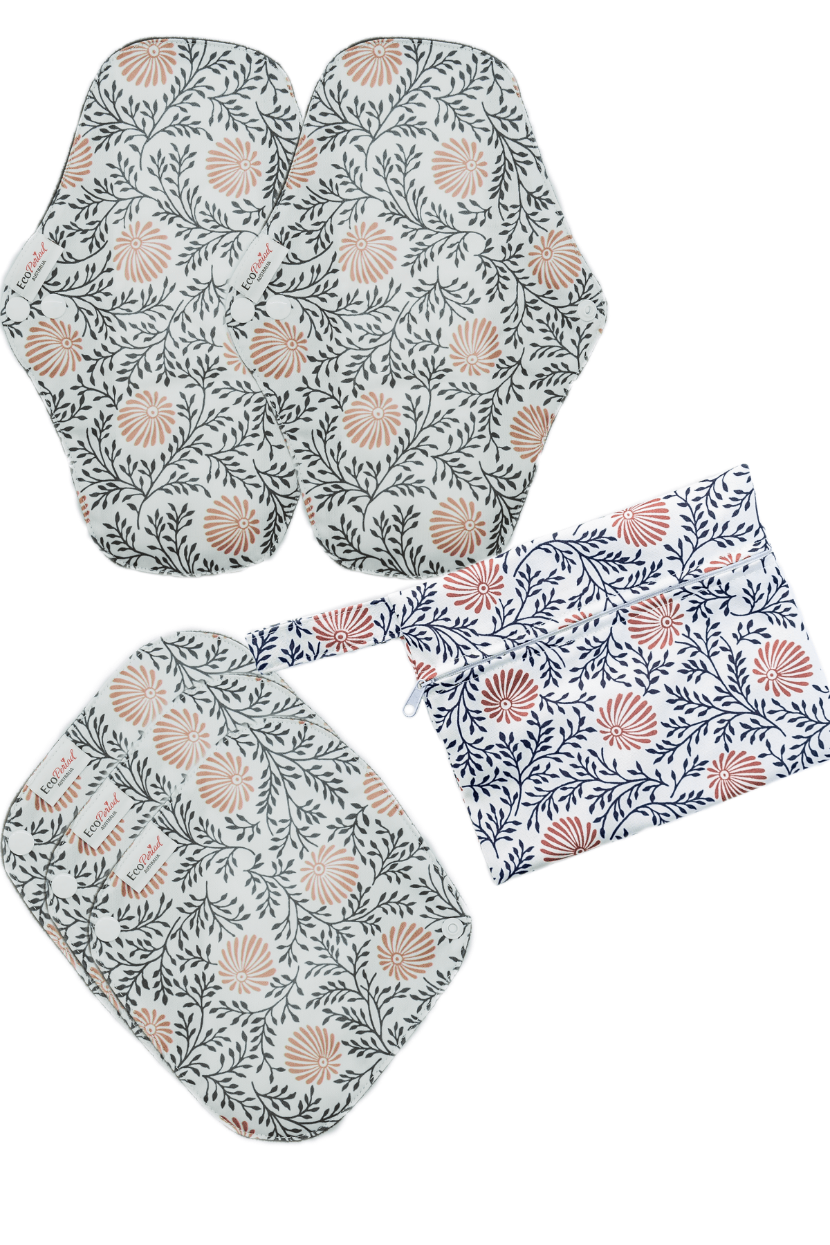 Eco Pad & Liner Pack (5 pads, wet bag) - Feminine Pads & Protectors