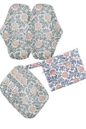 Eco Pad & Liner Pack (5 pads, wet bag) - Feminine Pads & Protectors