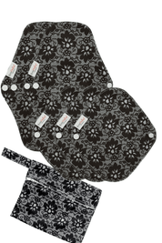 Eco Pad & Liner Pack (5 pads, wet bag) - Feminine Pads & Protectors