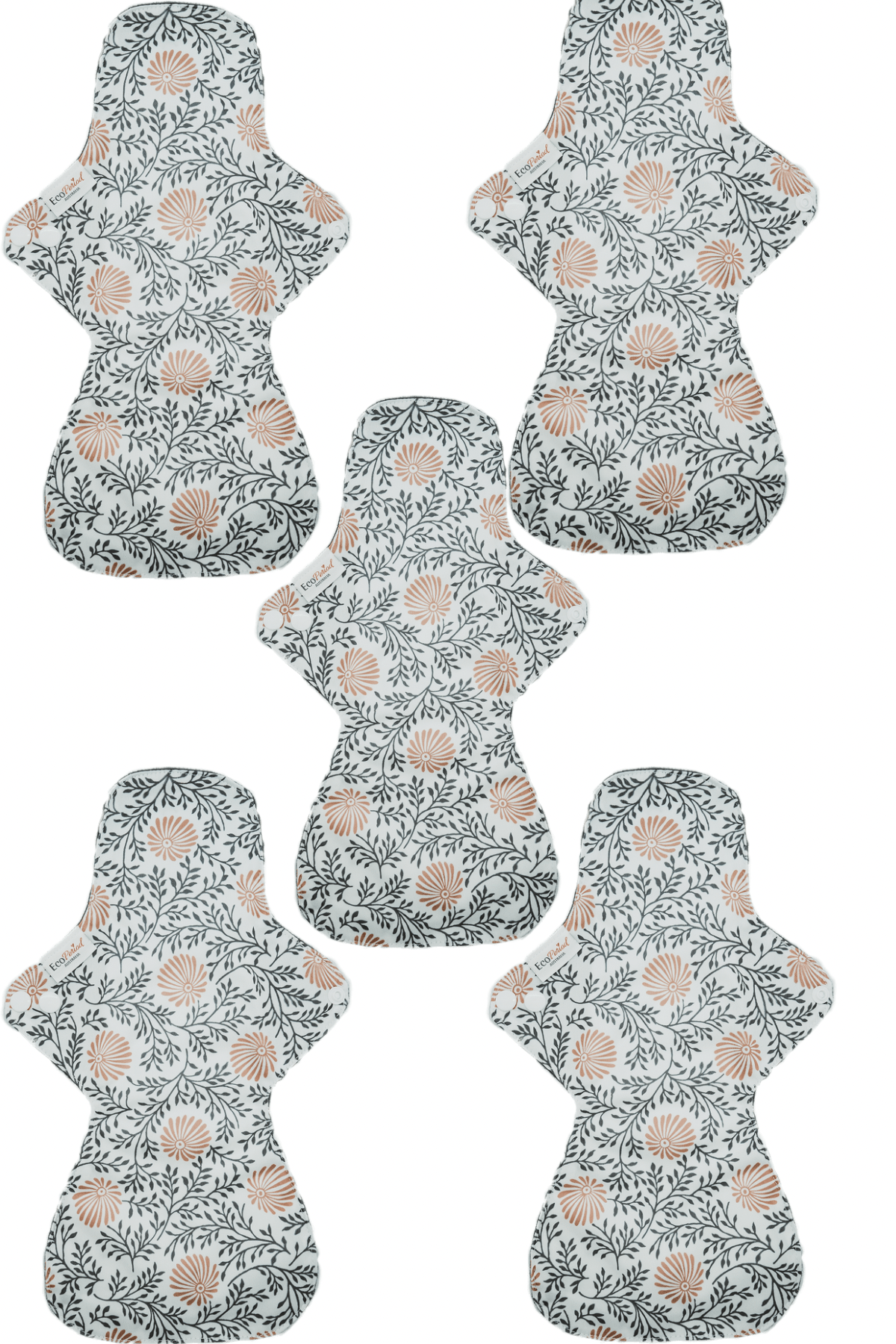 Eco Pad Overnight Pack (5 Overnight Pads, wet bag) - Feminine Pads & Protectors