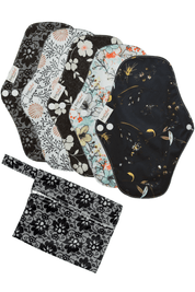 Eco Pad Regular Pack (5 Regular Eco Pads, wet bag) - Feminine Pads & Protectors