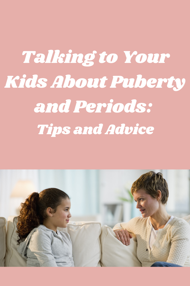 Mother talking to their daughter about Puberty and Period