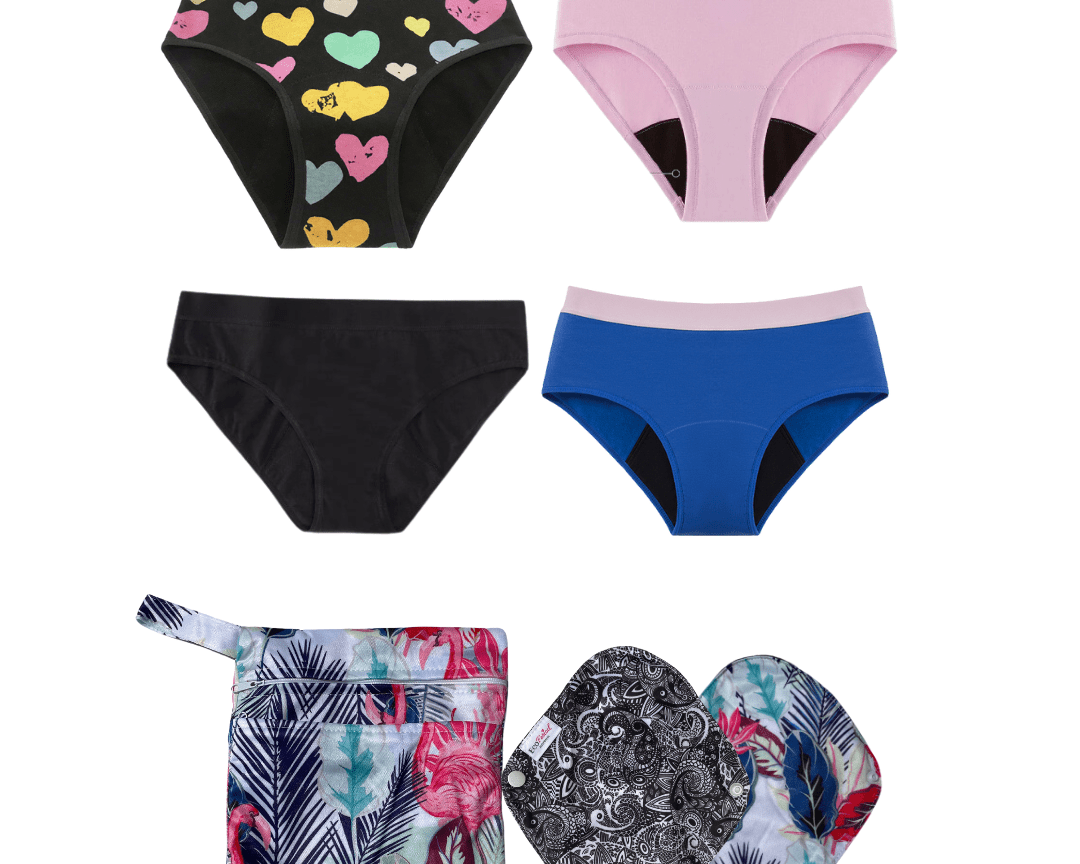 Eco Period School Underwear Packs - Eco Period Australia