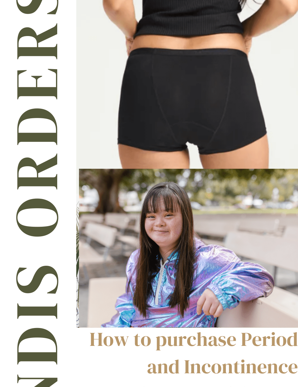 NDIS Consumables:  Leakproof Continence Underwear - Eco Period Australia