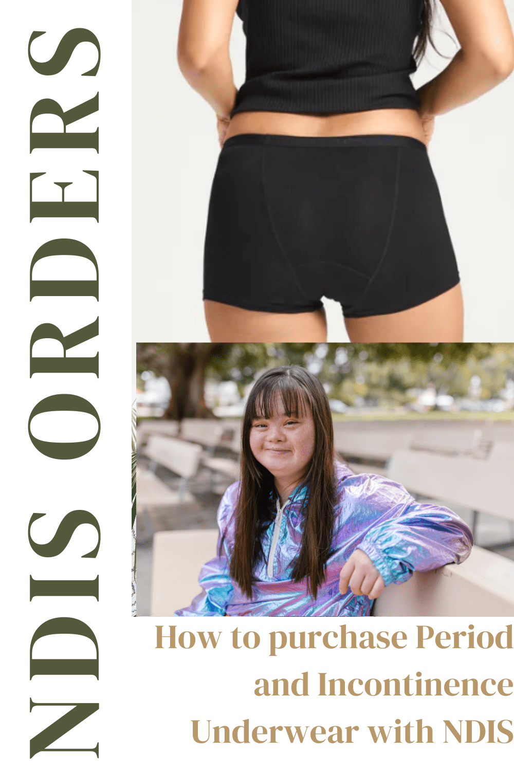 NDIS Consumables:  Leakproof Continence Underwear - Eco Period Australia