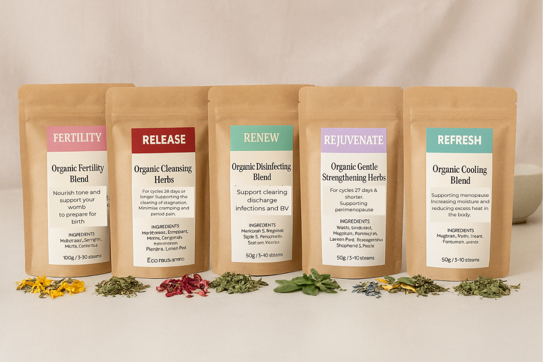 Natural Yoni Steam Herbs | Period Teas | Eco Period Australia