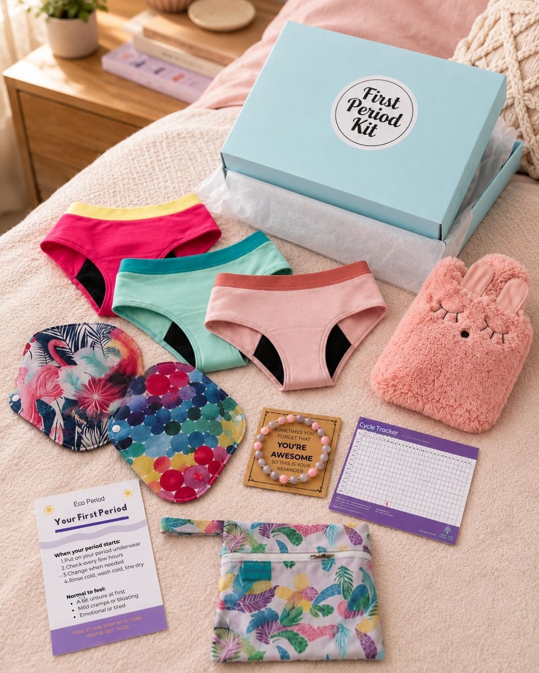 First Period Kit | Gift Set for Teens and Tweens