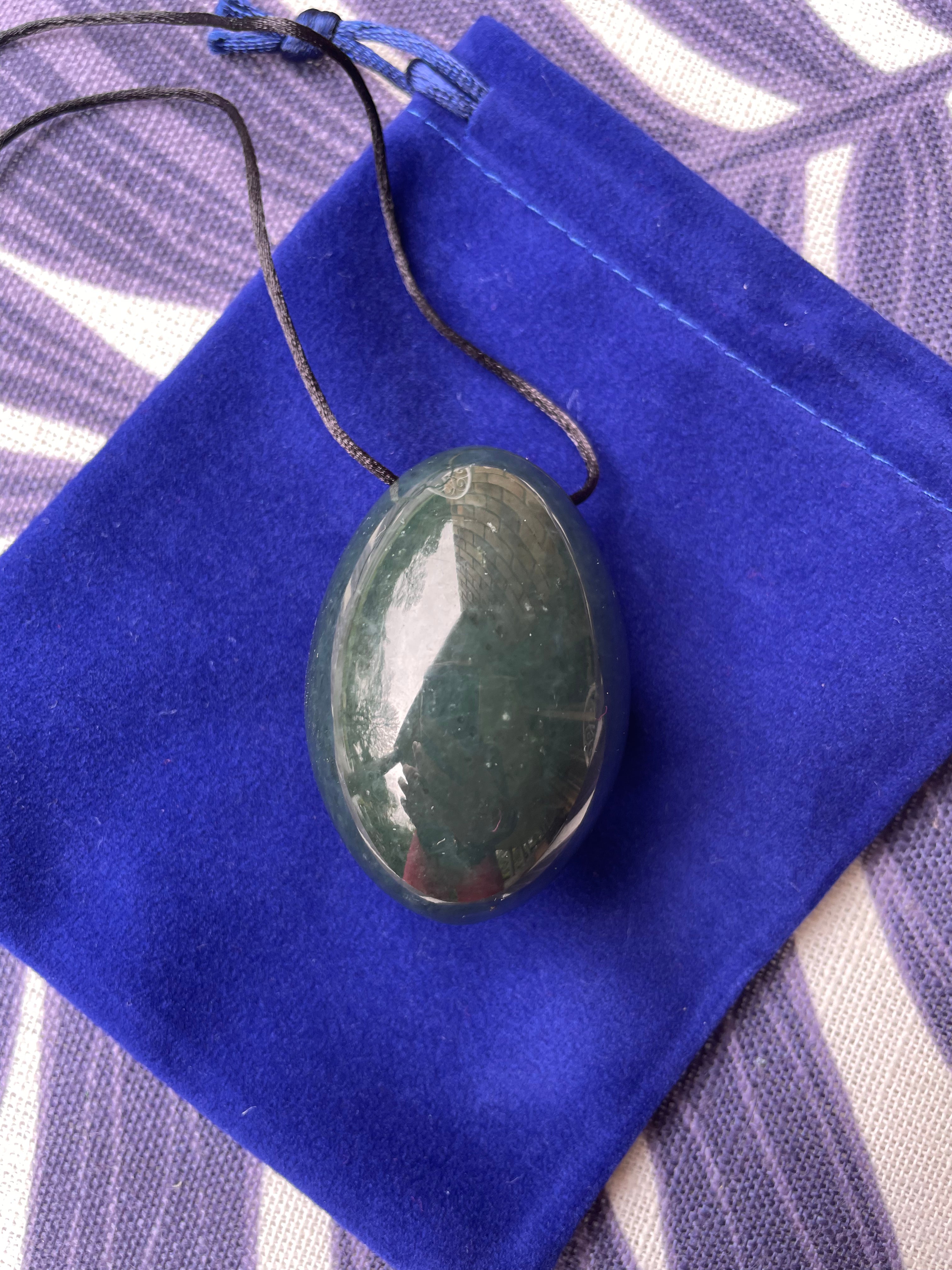 Nephrite Jade Strength & Balance Yoni Egg Set