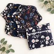 Eco Pad Regular Pack (5 Regular Eco Pads, wet bag)