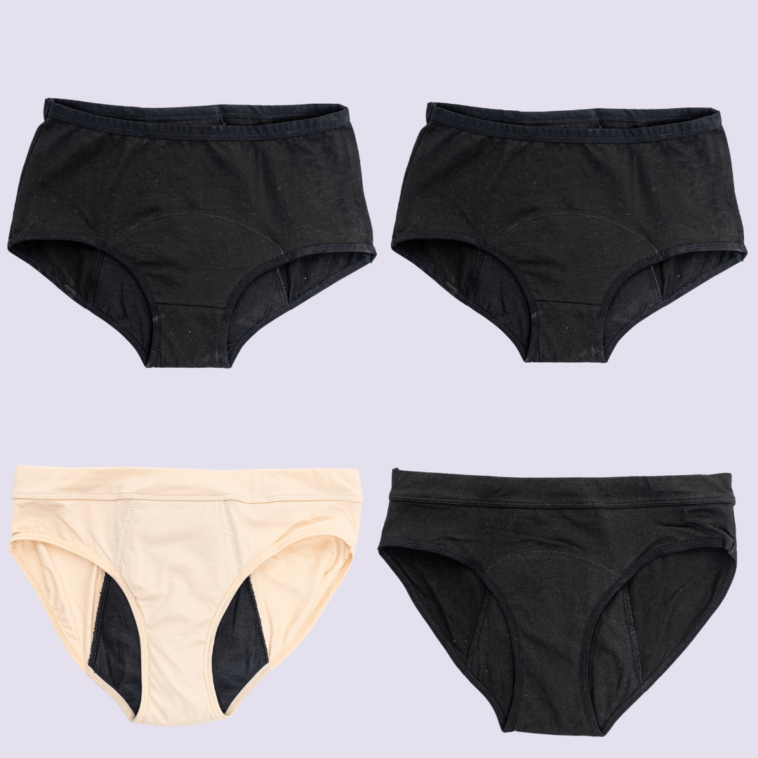 Cycle Saver Pack| 4 pack Period Underwear - Underwear