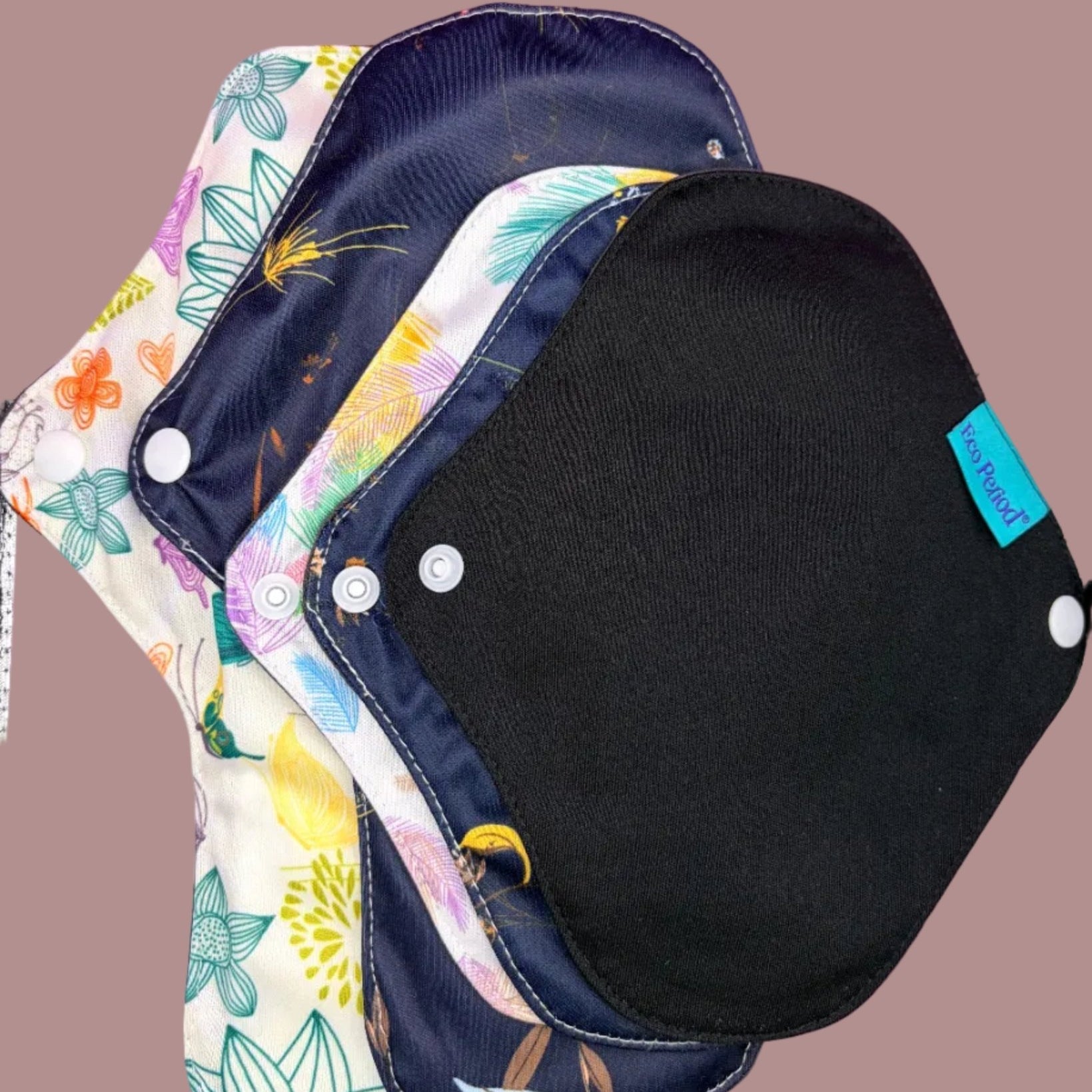 Eco Pad & Liner Pack (5 pads, wet bag) - Feminine Pads & Protectors