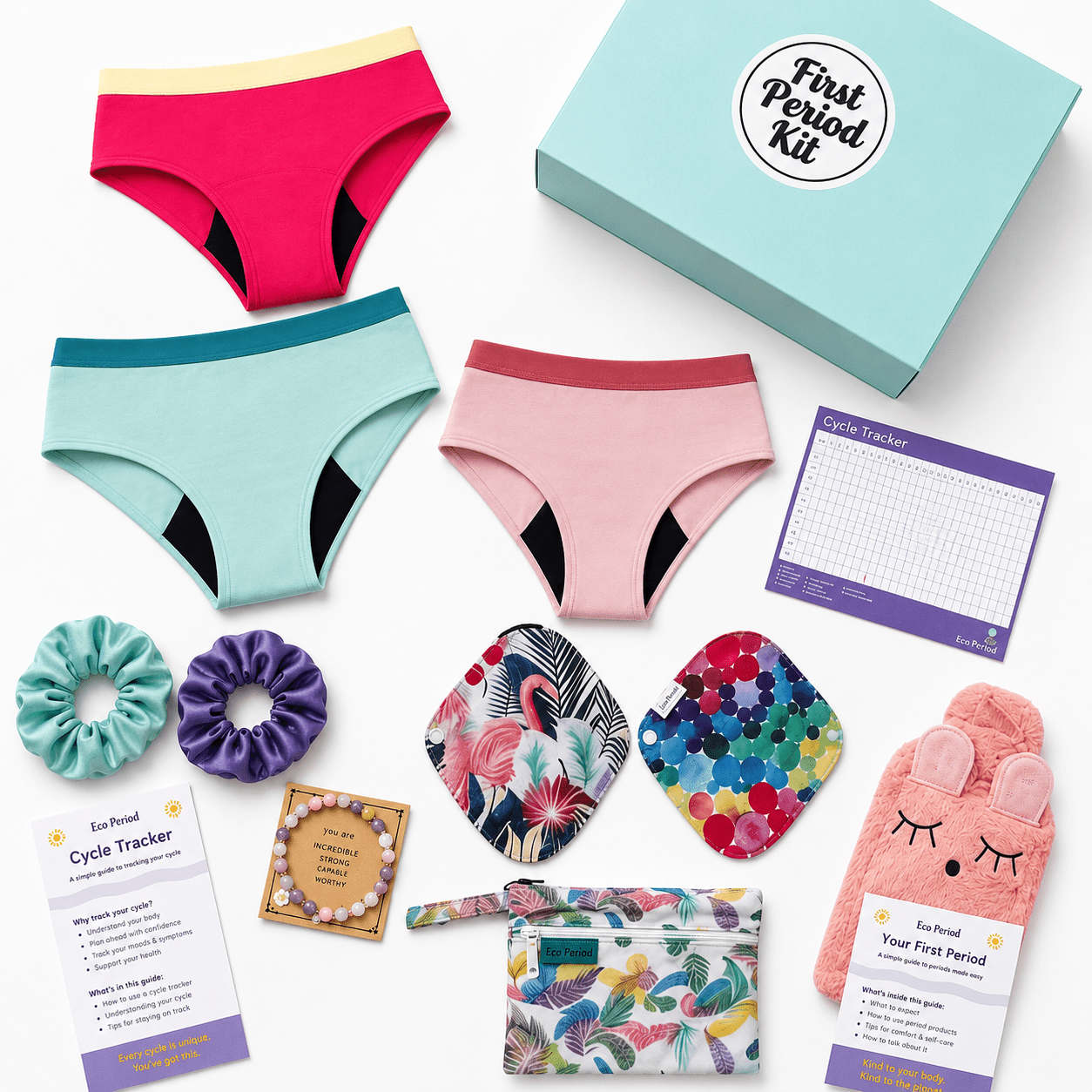 First Period Kit | Gift Set for Teens and Tweens - Teen Underwear