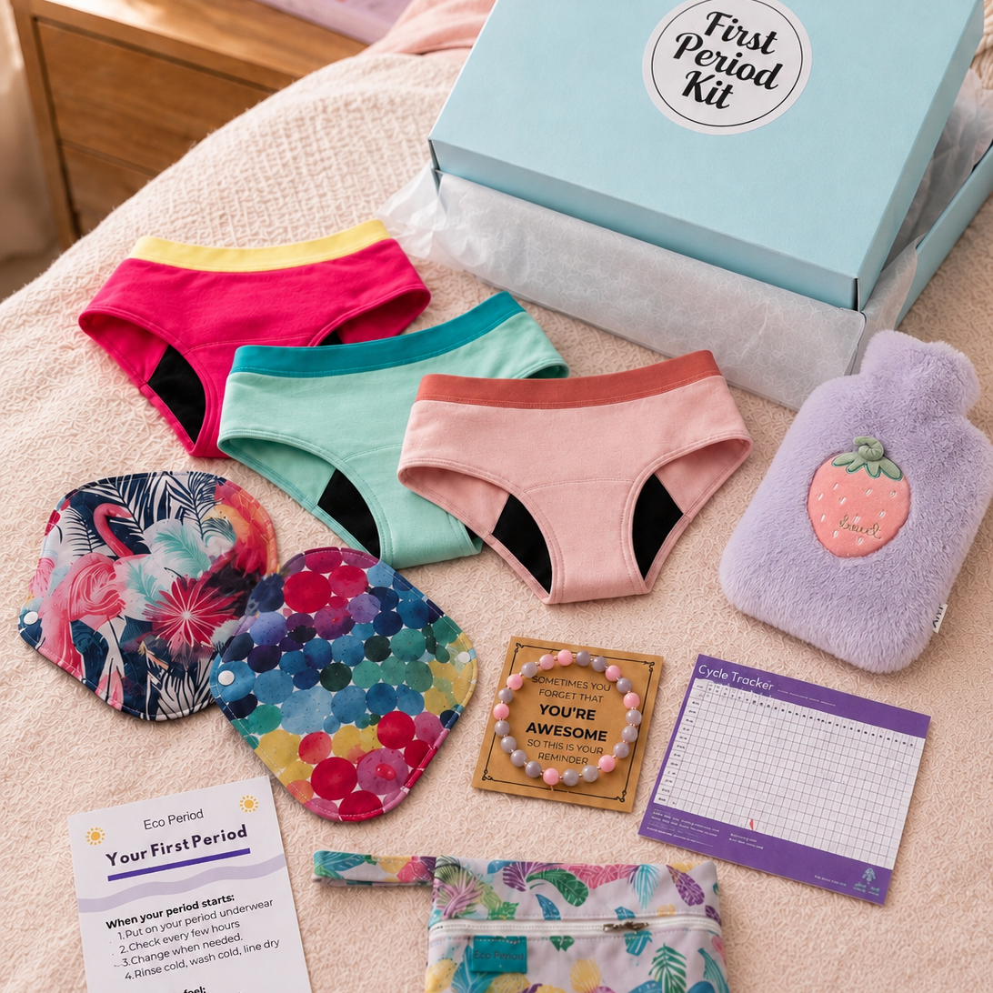 First Period Kit | Gift Set for Teens and Tweens - Teen Underwear