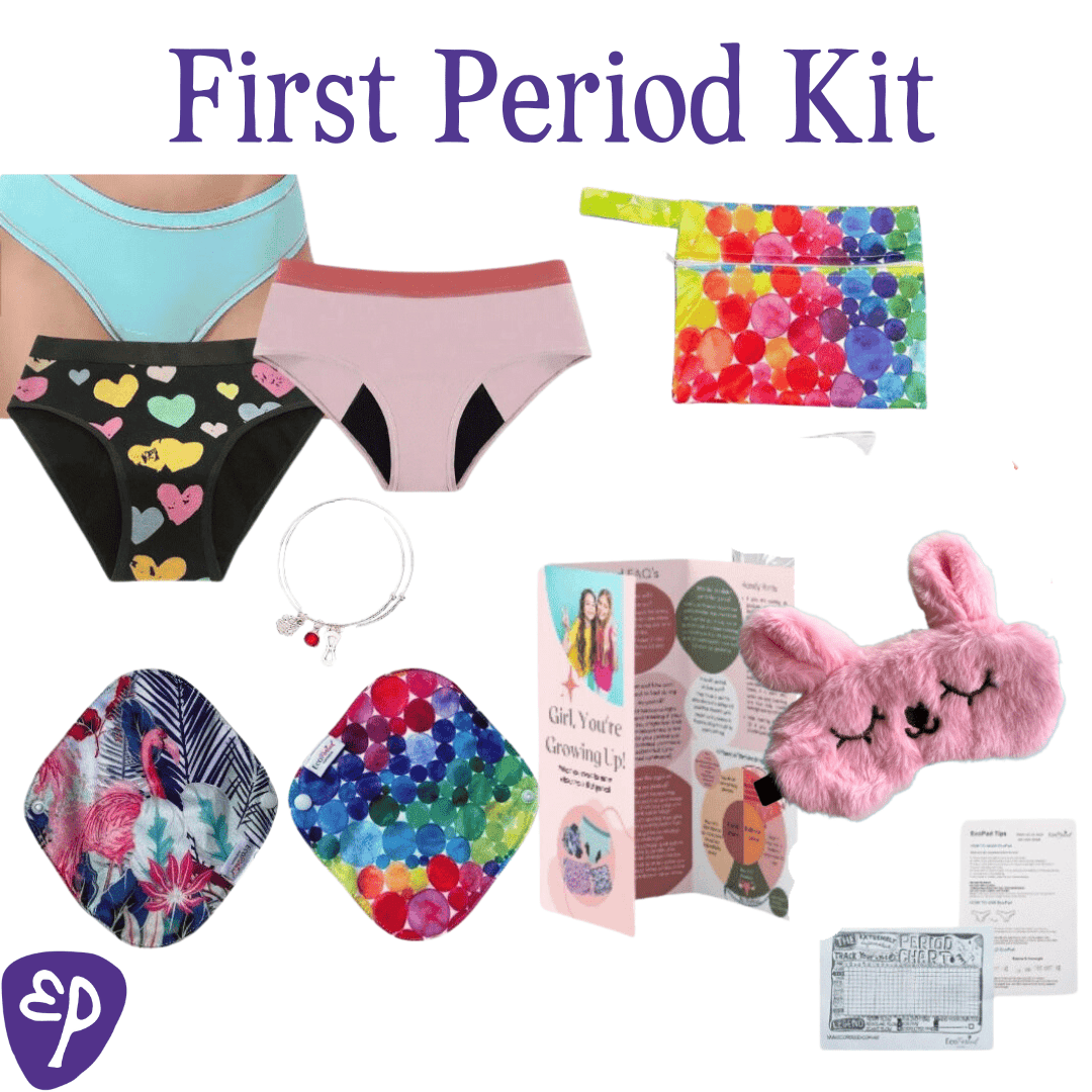 First Period Kit | Teen & Tween Underwear Pack - Underwear