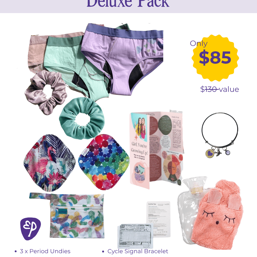 First Period Kit | Teen & Tween Underwear Pack - Underwear