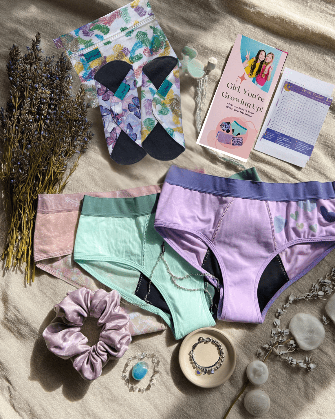 First Period Kit | Teen & Tween Underwear Pack - Underwear