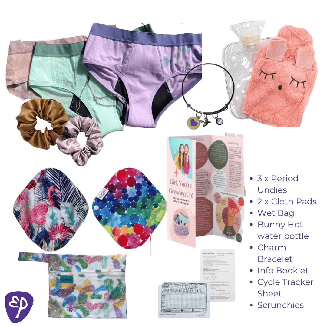 First Period Kit | Teen &amp; Tween Underwear Pack - Underwear