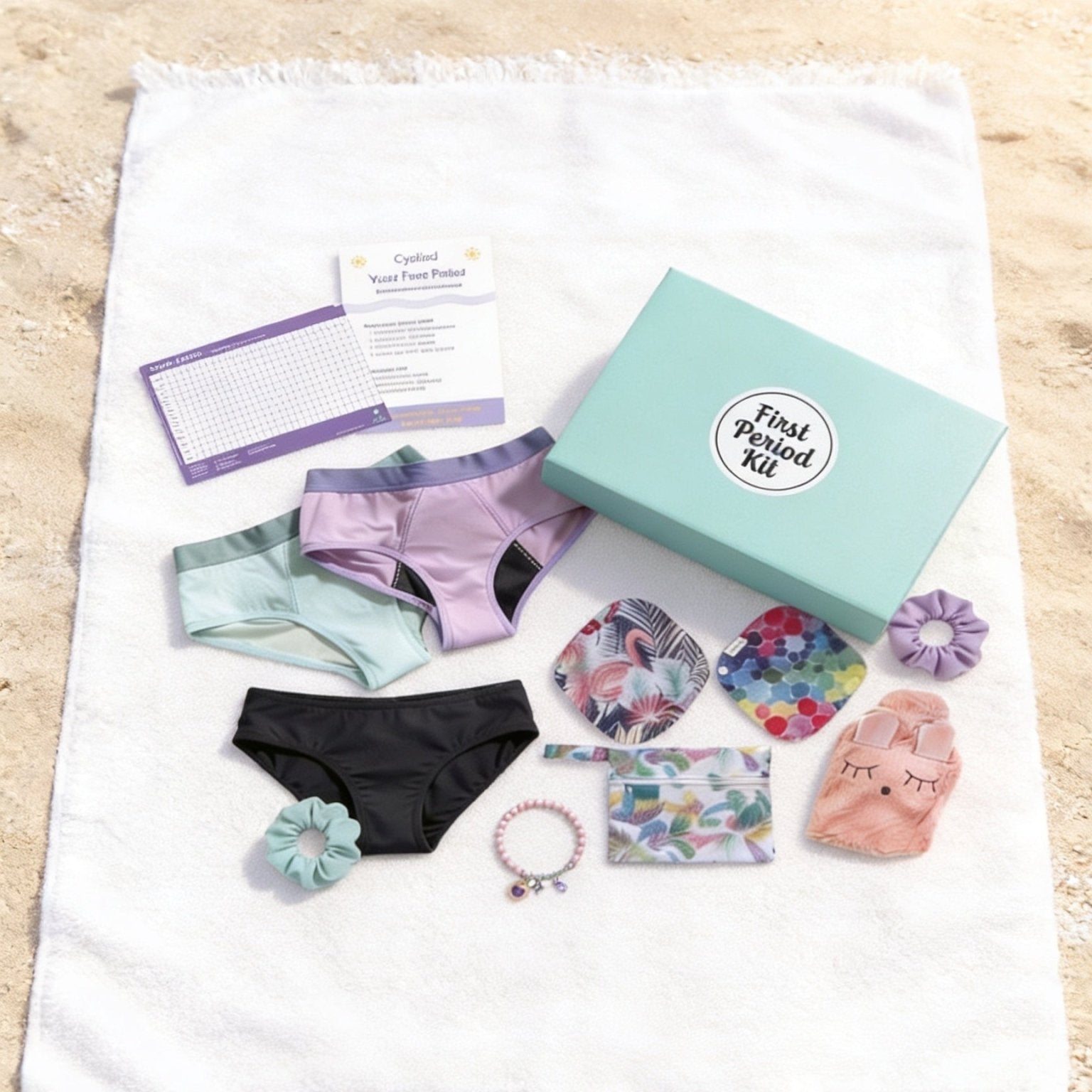First Period Swim Kit | Gift Set - Teen Underwear