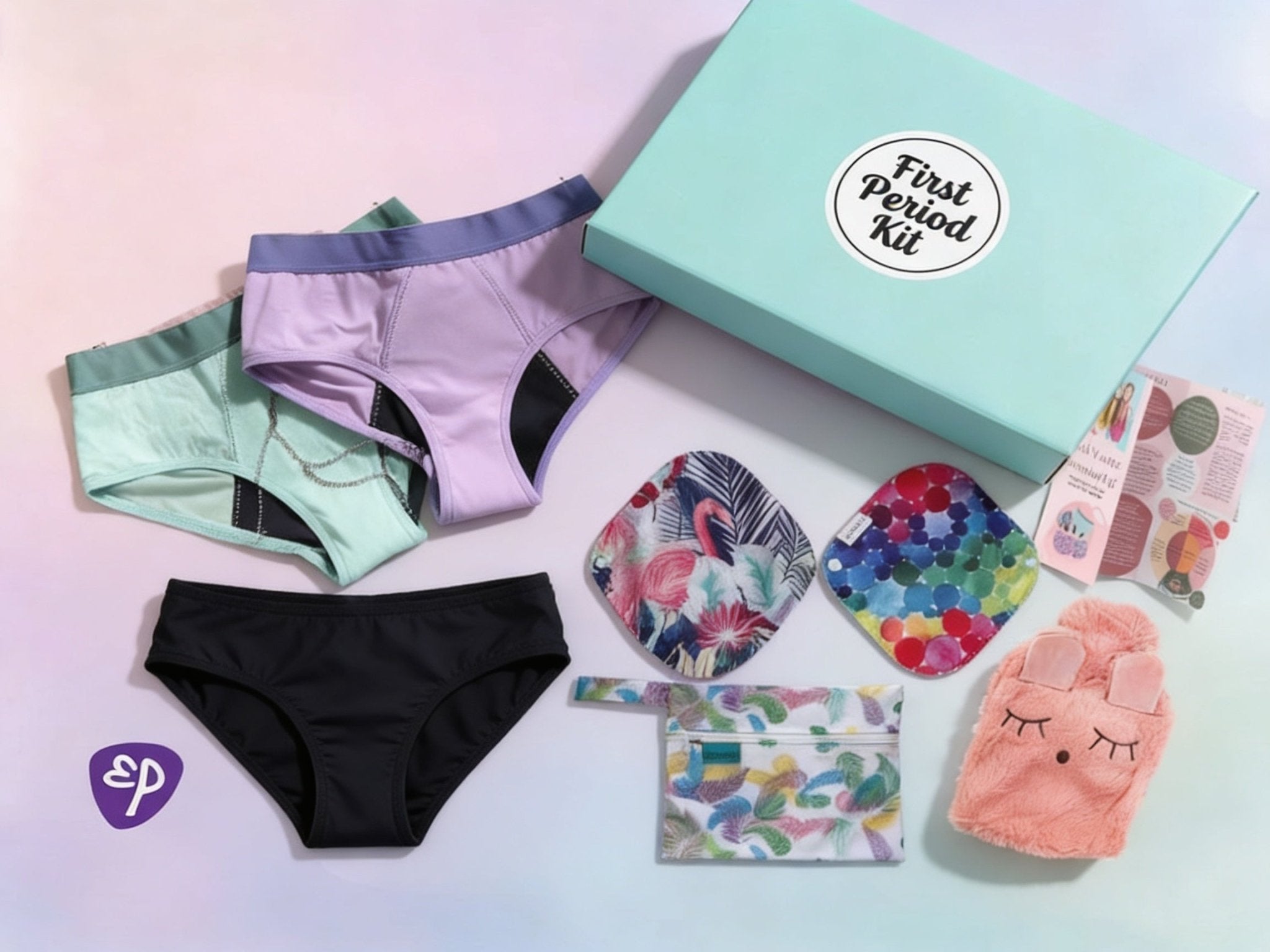 First Period Swim Kit | Gift Set - Teen Underwear