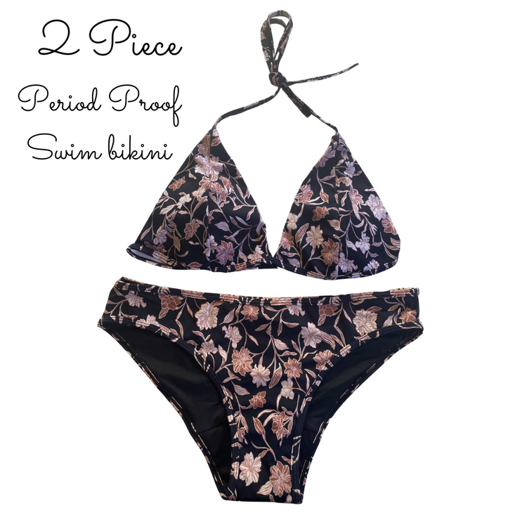 Floral Period 2 Piece Bikini Eco Period Swimwear