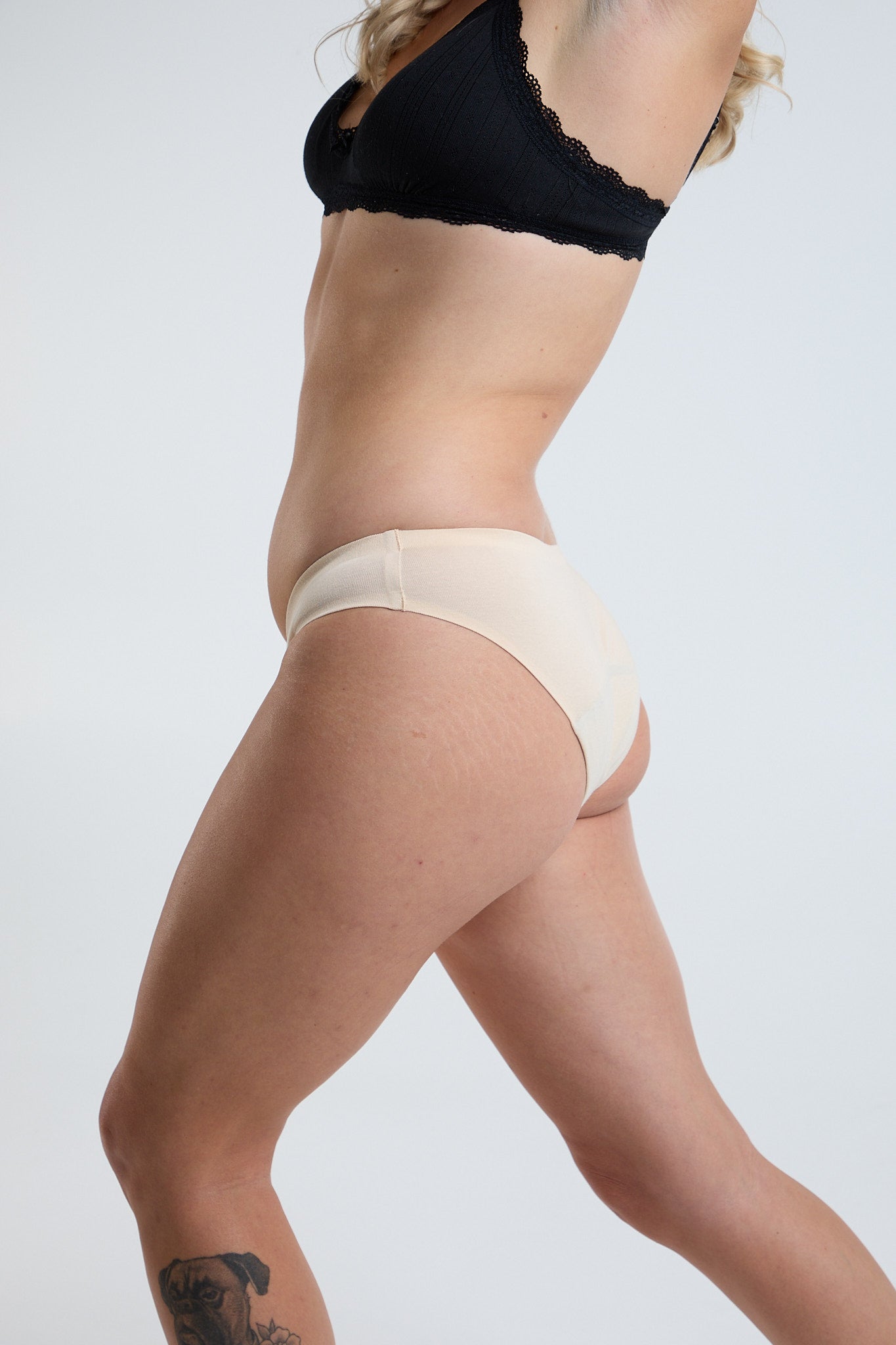 Invisi Seamless Period Underwear - Bikini - 10/S - Beige