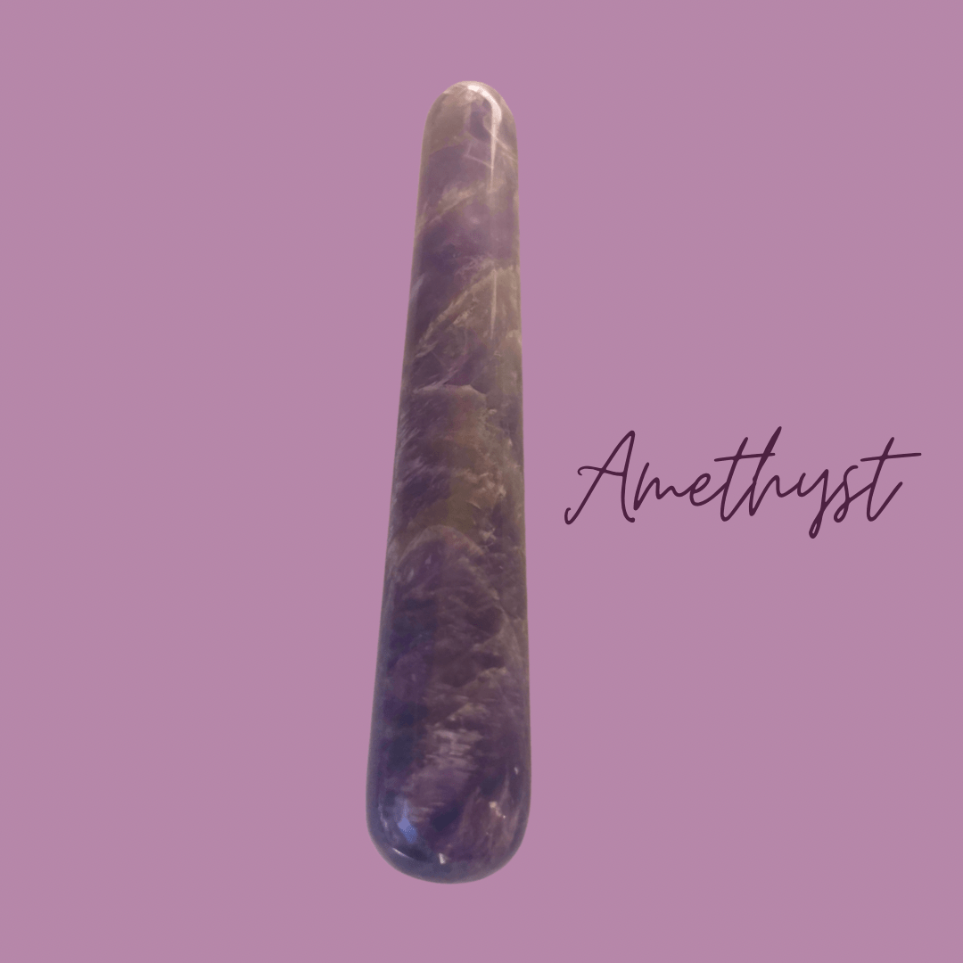 Love Stone Yoni Wand - Amethyst - Yoni Wand