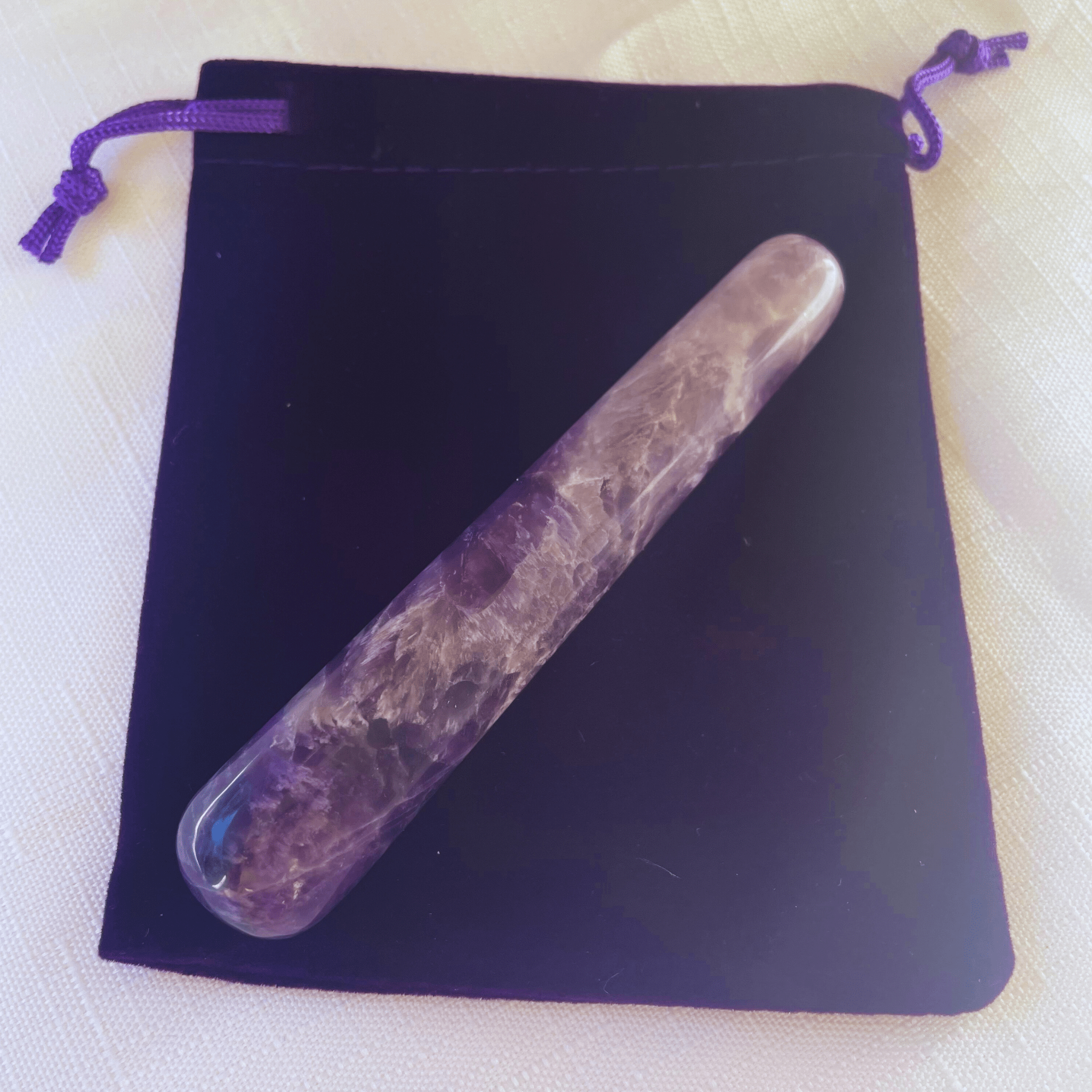 Love Stone Yoni Wand - Amethyst - Yoni Wand