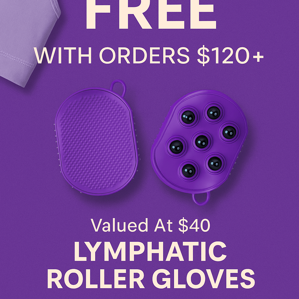 Lymphatic Roller Gloves — Detox & Glow Duo - 