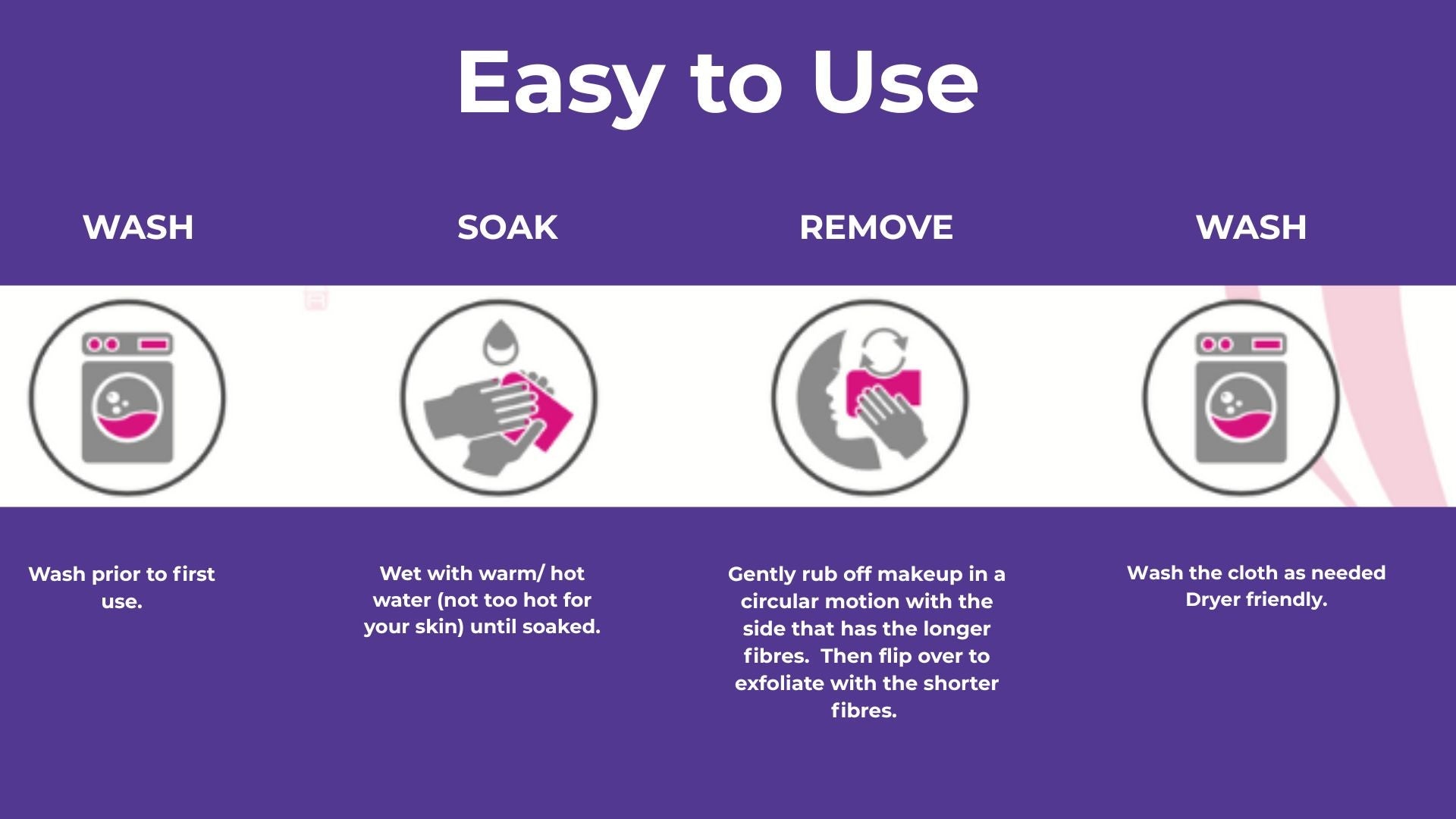 Makeup Removing Cloth - Reusable Soft Makeup Pad - free_gift