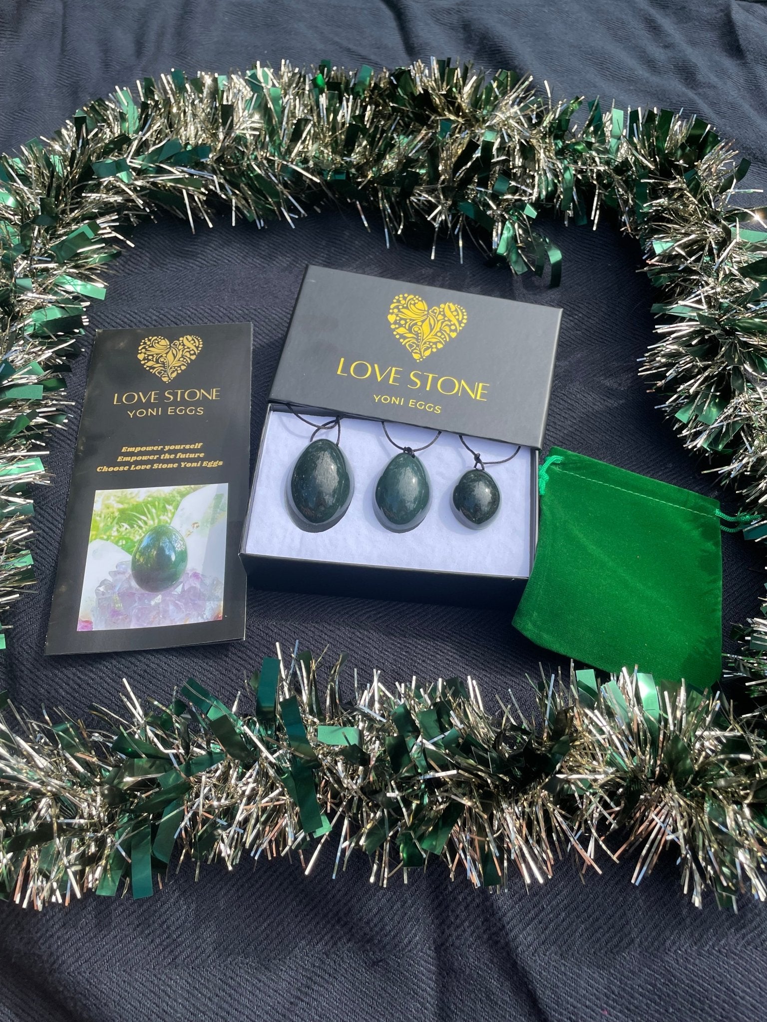 Nephrite Jade Strength & Balance Yoni Egg Set - Yoni Eggs