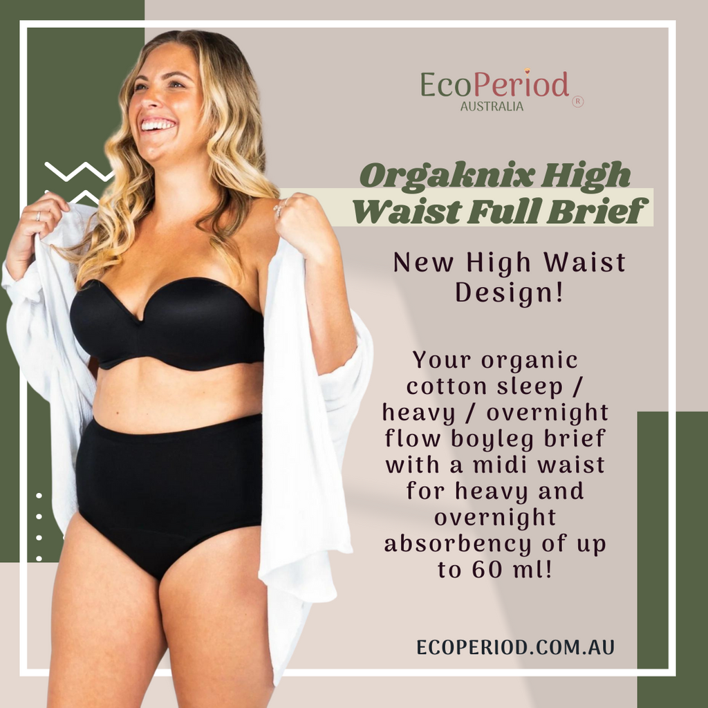 Orgaknix Cheeky Bikini Period Undies – Eco Period Australia