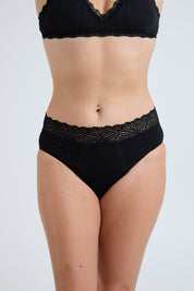 Orgaknix Super Lace High Waist Period Brief - Underwear