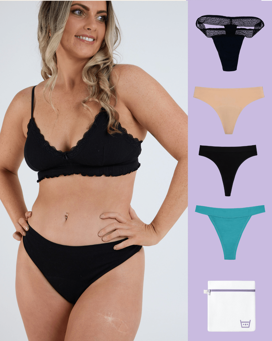 Period G - String Multipack (4 Pack) - Underwear