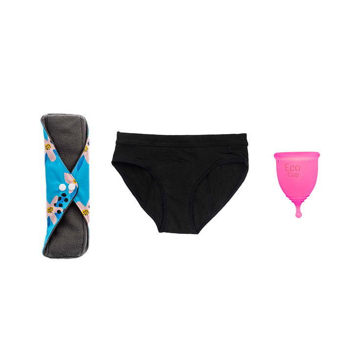 Mini Period Underwear Starter Pack (with Menstrual Cup)