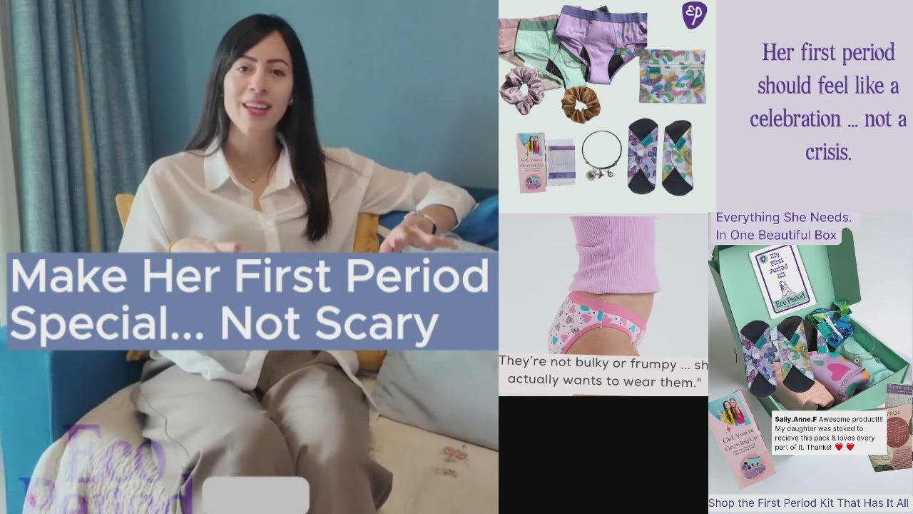 First Period Kit | Teen & Tween Underwear Pack