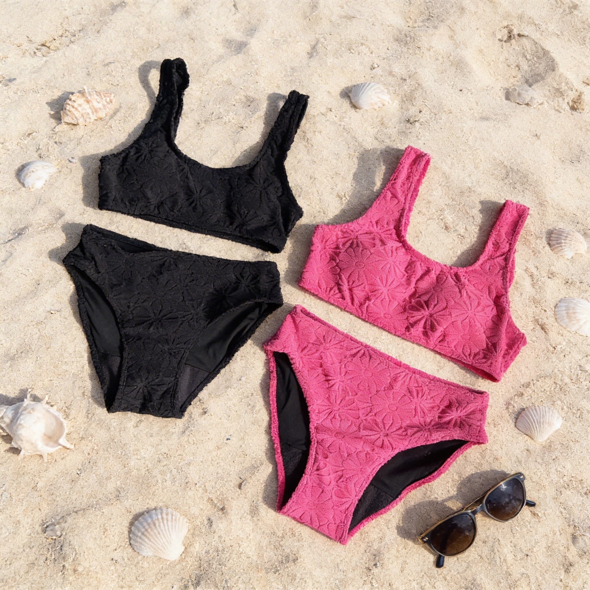 Salt & Bloom Bikini Set - Pink - Swimwear