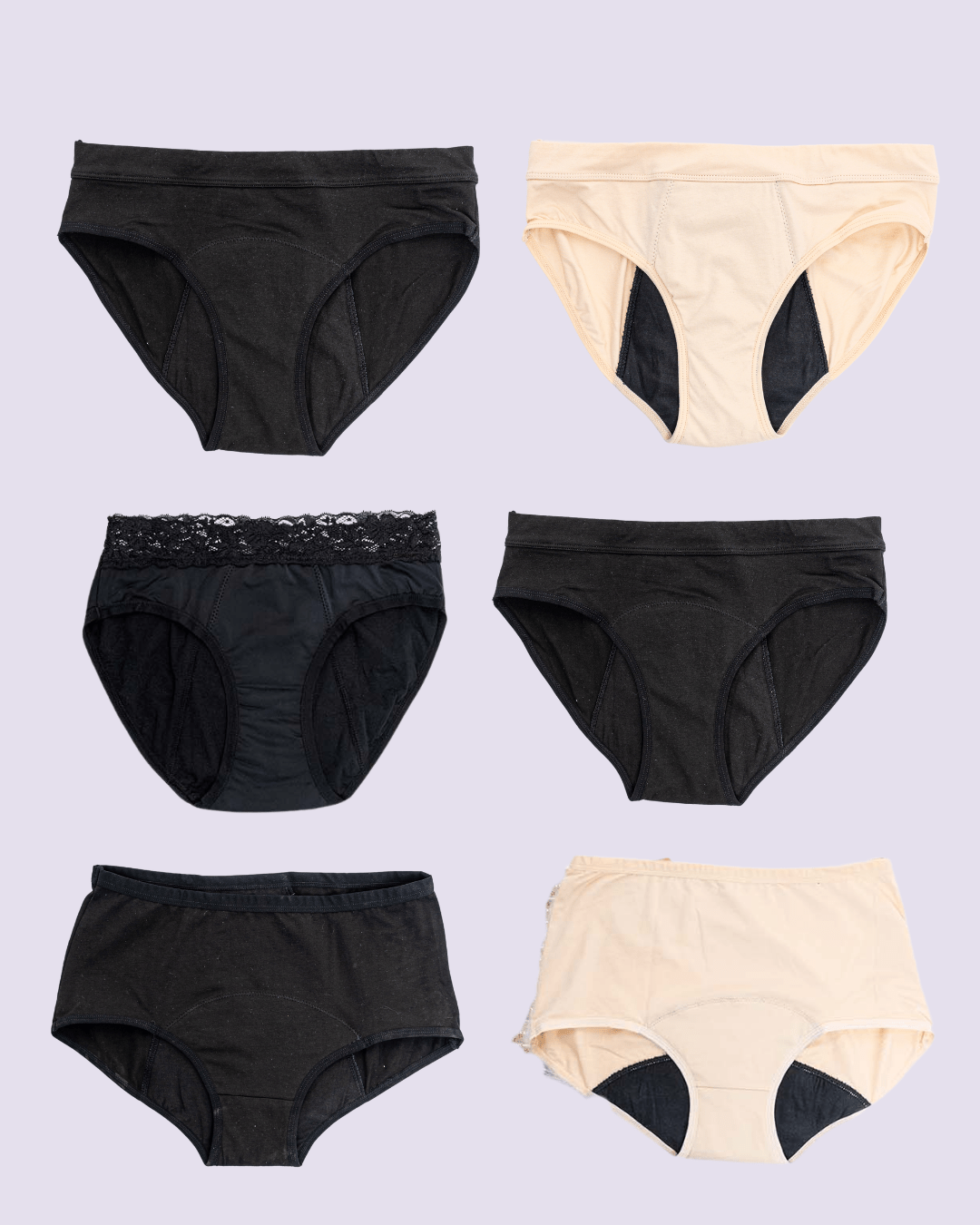 Super Cycle Saver Pack | 6 Pairs Period Underwear - Underwear