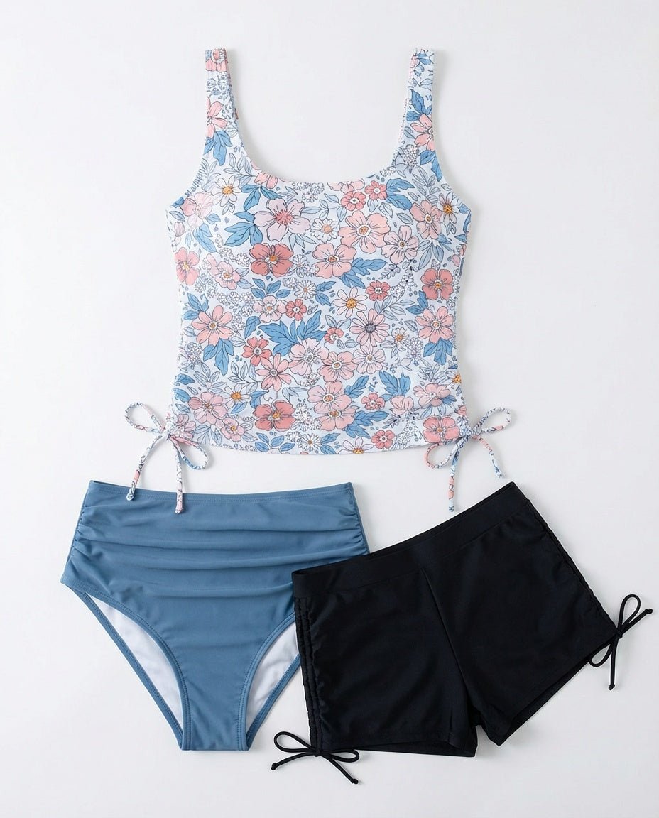 Tankini 3 Piece Set - Ladies - Swimwear