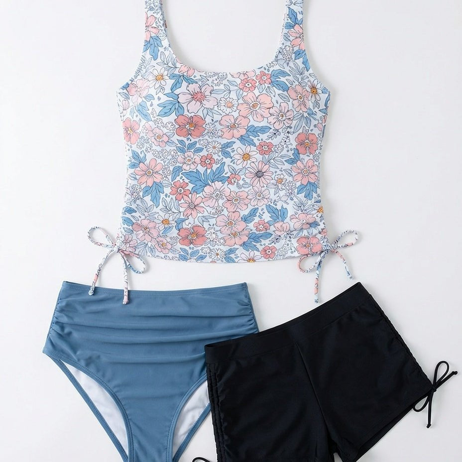 Tankini 3 Piece Set - Ladies - Swimwear