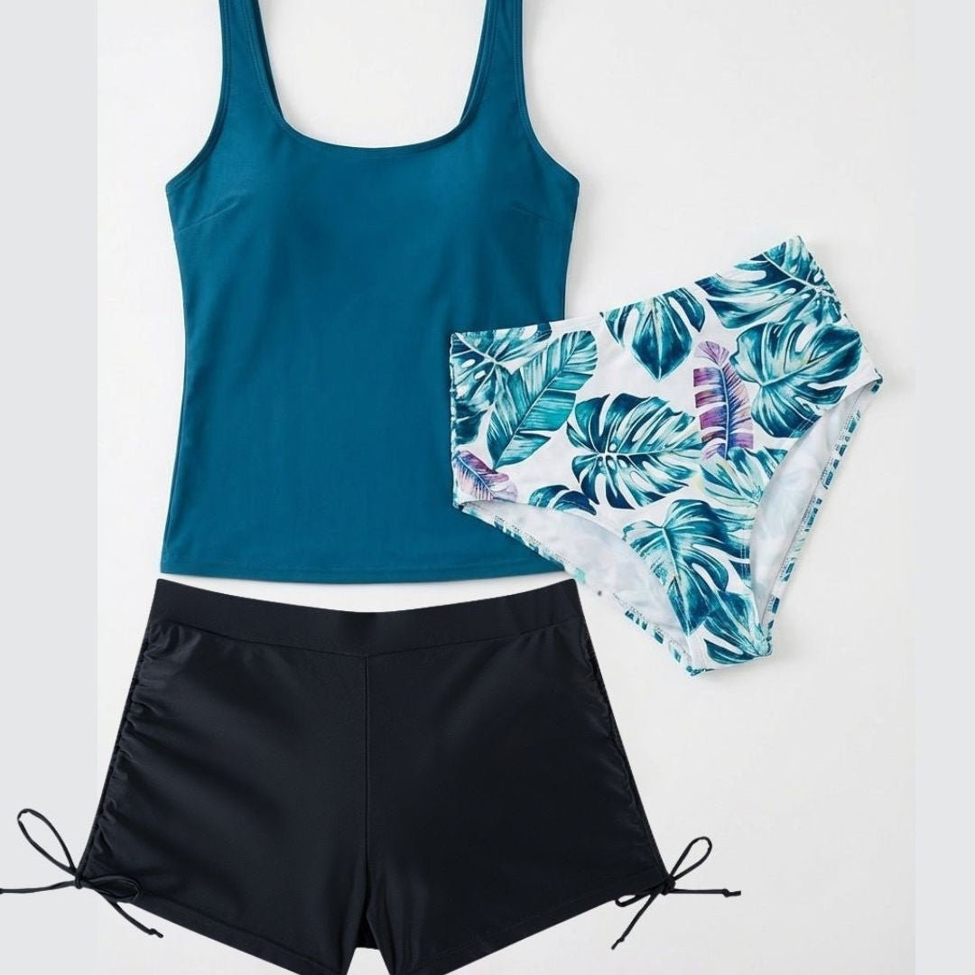 Tankini 3 Piece Set - Ladies - Swimwear