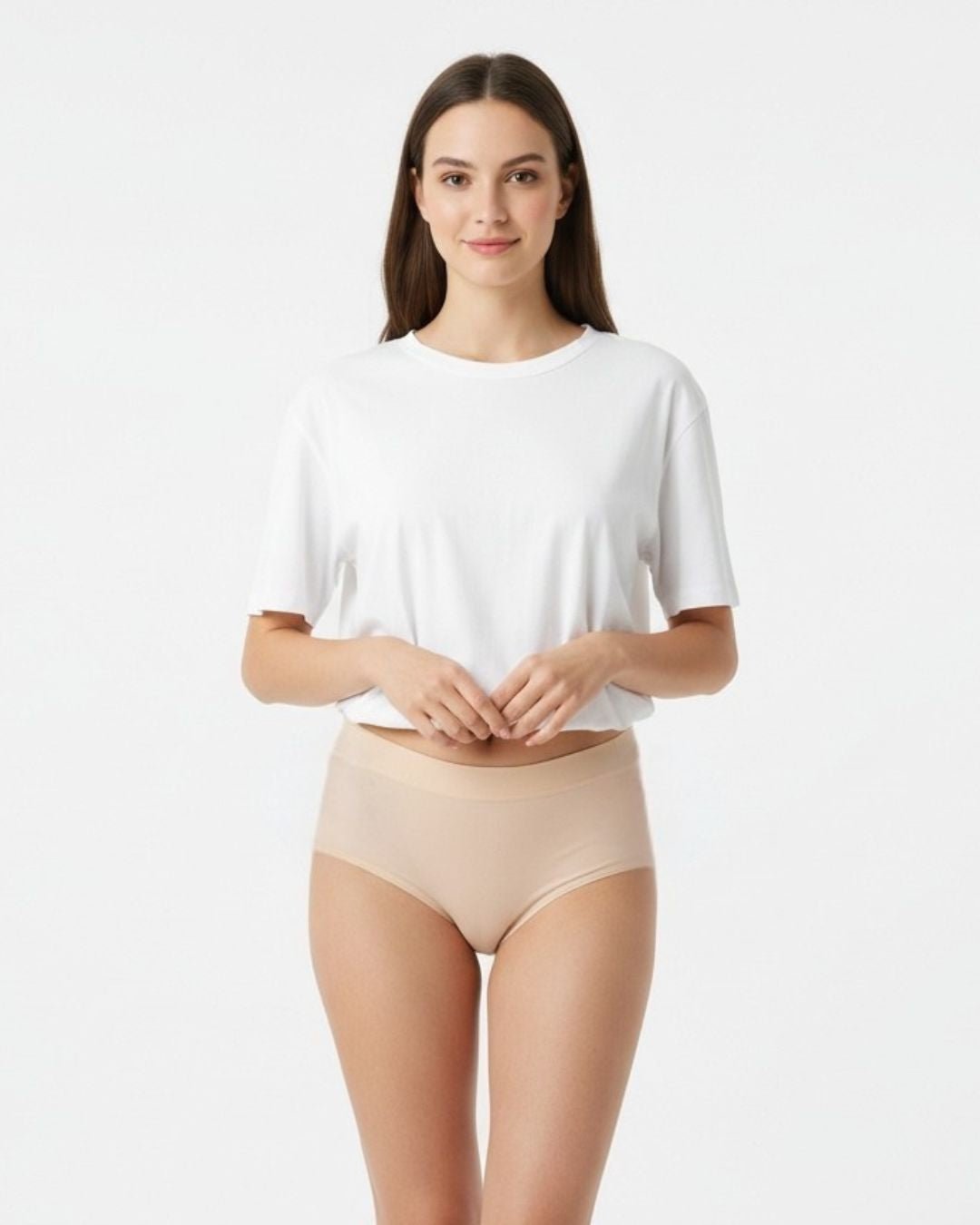 Teen Bikini Period Underwear - Bamboo/ Beige/ Super - Underwear