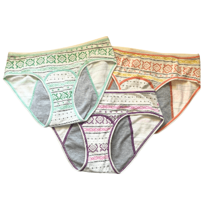 Teen Cotton Period Underwear – Light Flow & Pre - Period Briefs (3 Colours) - Underwear
