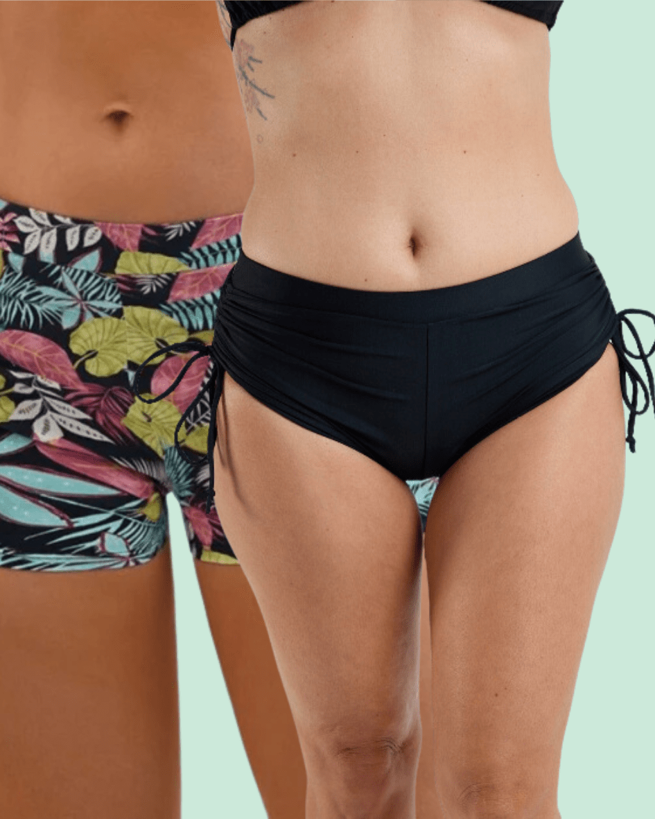 Tie Side Period Swim Shorts - Swimwear