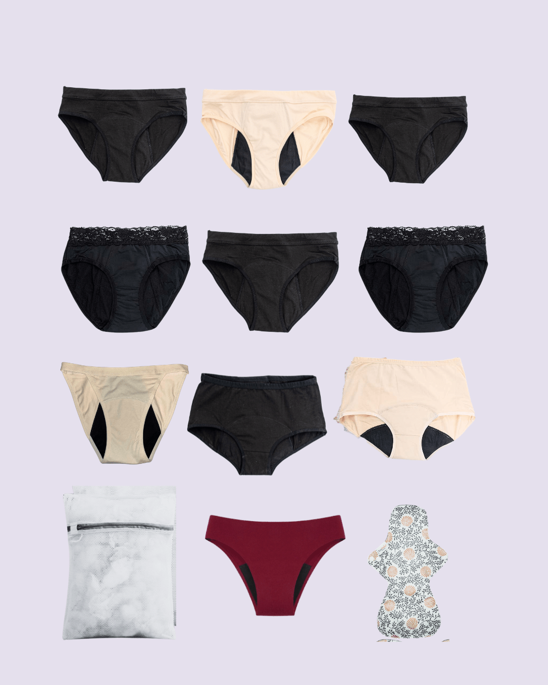 Ultimate Cycle Saver Pack |10 Pairs Period Underwear - Underwear