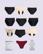 Ultimate Cycle Saver Pack |10 Pairs Period Underwear - Underwear
