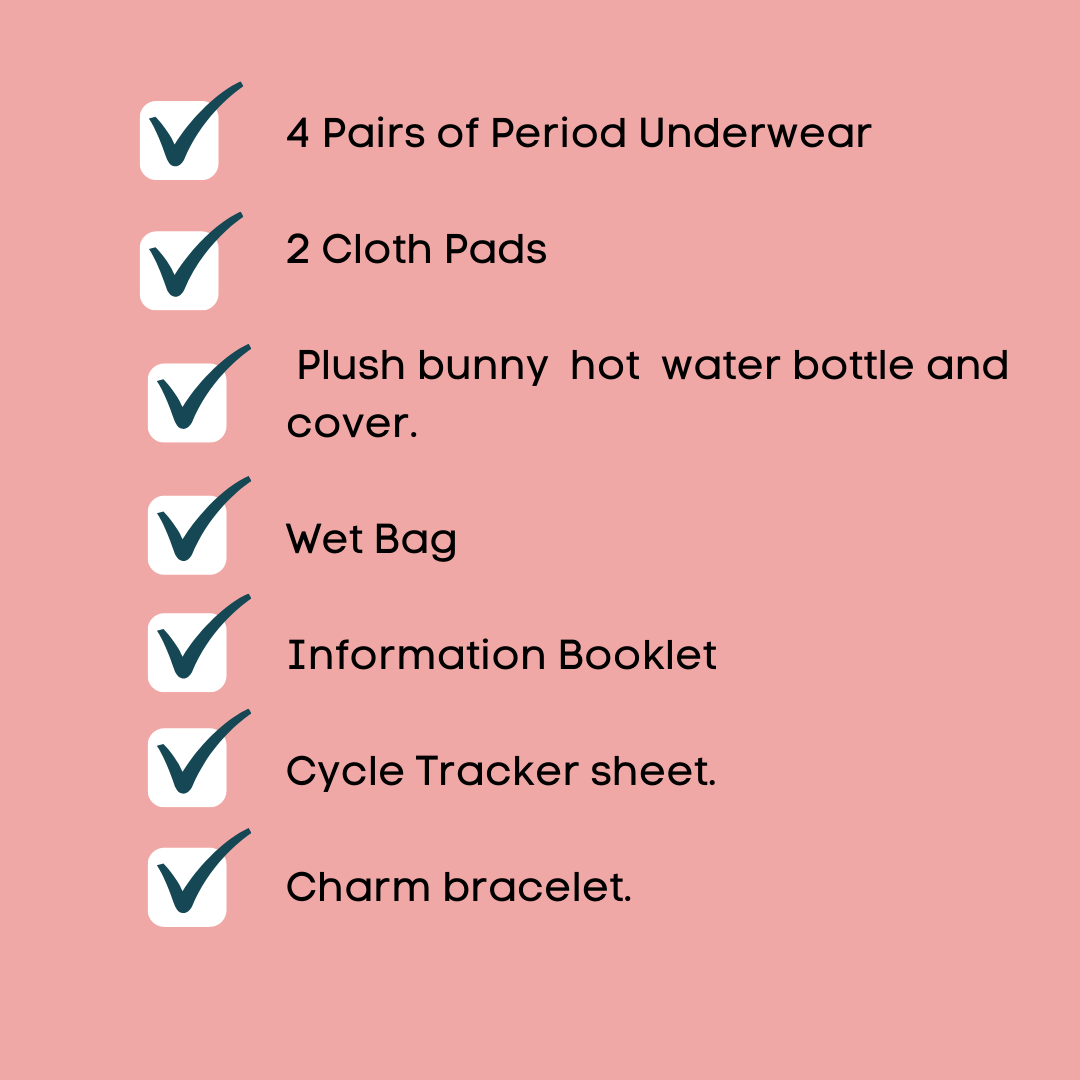 Buy Zero Waste Period Kit For First Period Eco Period Eco Period