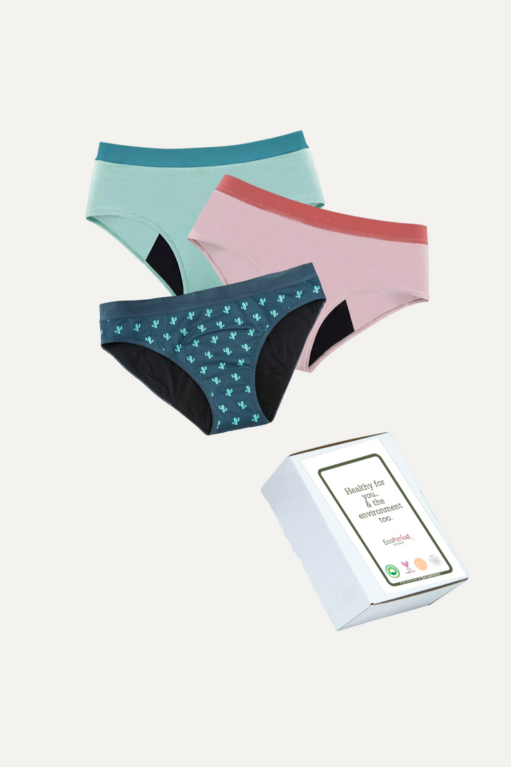 to-Go Panty Kit Includes 4 Items Seamless Thong Underwear Fresh Wipe  Pantyliner & Washbag Travel First Period Kit Feminine Hygiene Incontenance  Emergency Large Black-thong